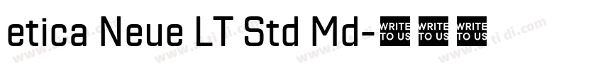 etica Neue LT Std Md字体转换